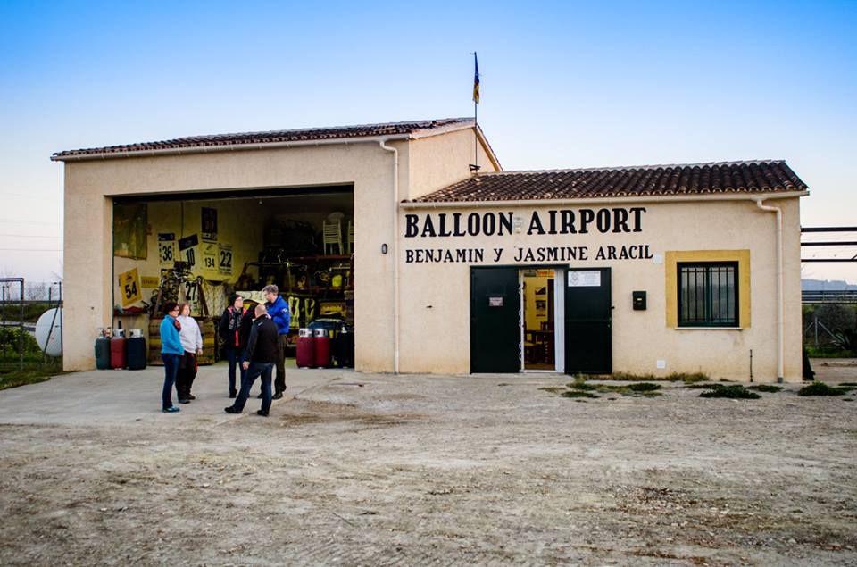 Globos preparados en el globódromo de Mallorca Balloons